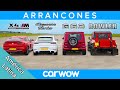 BMW X4M v AMG G63 v Cayenne Turbo v Bowler Bulldog V8 - ARRANCONES, ROLLING Y PRUEBA DE FRENADO