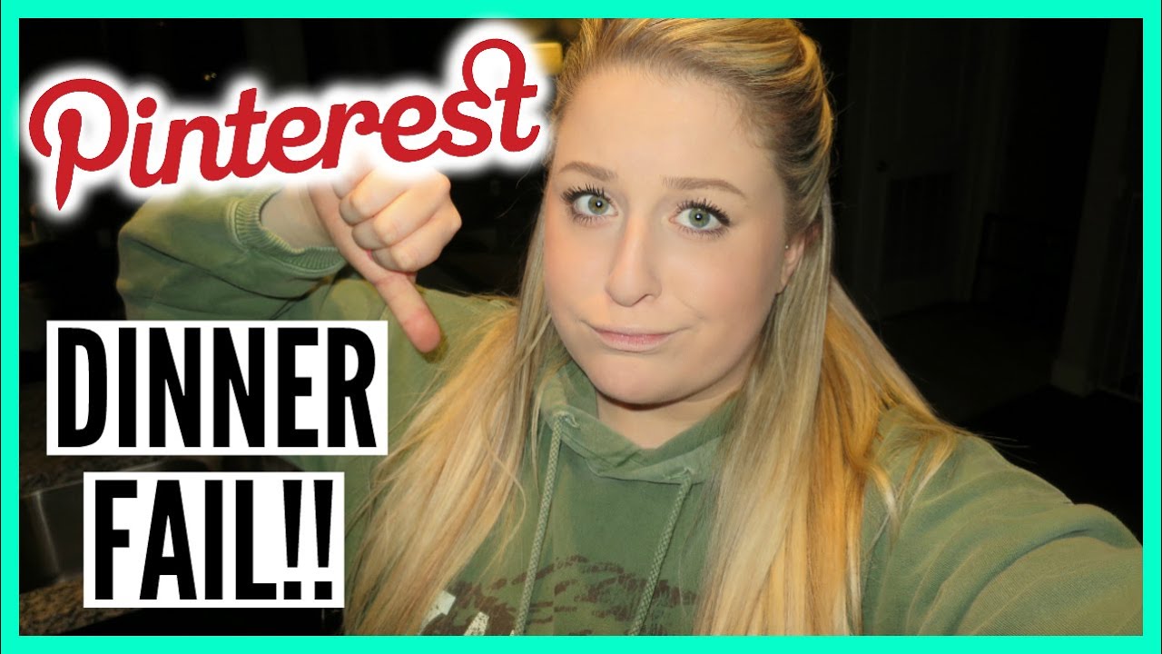 Pinterest Dinner FAIL!! - YouTube