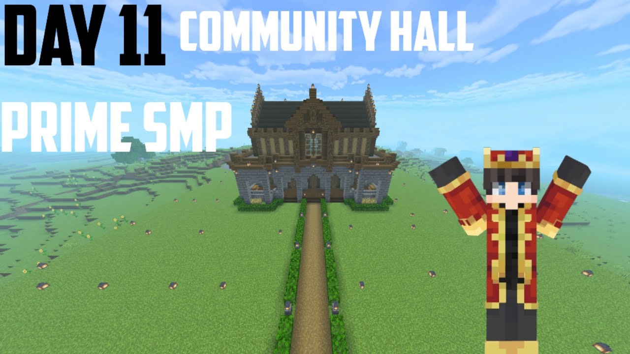 Community hall bana liya 🥶🥵 | PRIME SMP DAY 11 | 