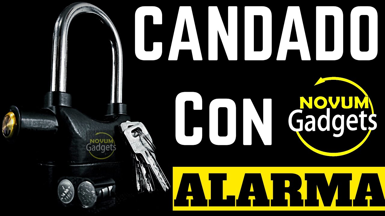 CANDADO CON ALARMA 🚨 📢 