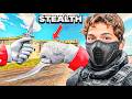 using STEALTH ONLY LOADOUT on Warzone