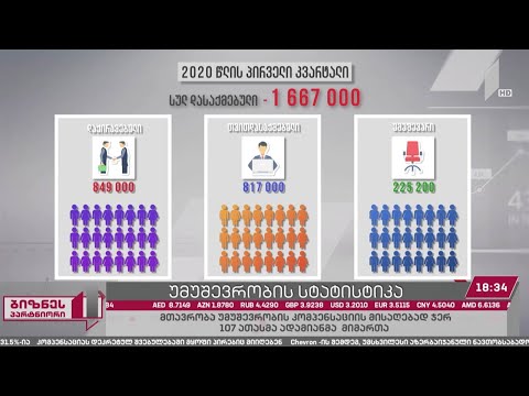 უმუშევრობის კომპენსაციის მისაღებად, მთვრობას, ჯერჯერობით, 107 ათასმა მოქალაქემ მიმართა
