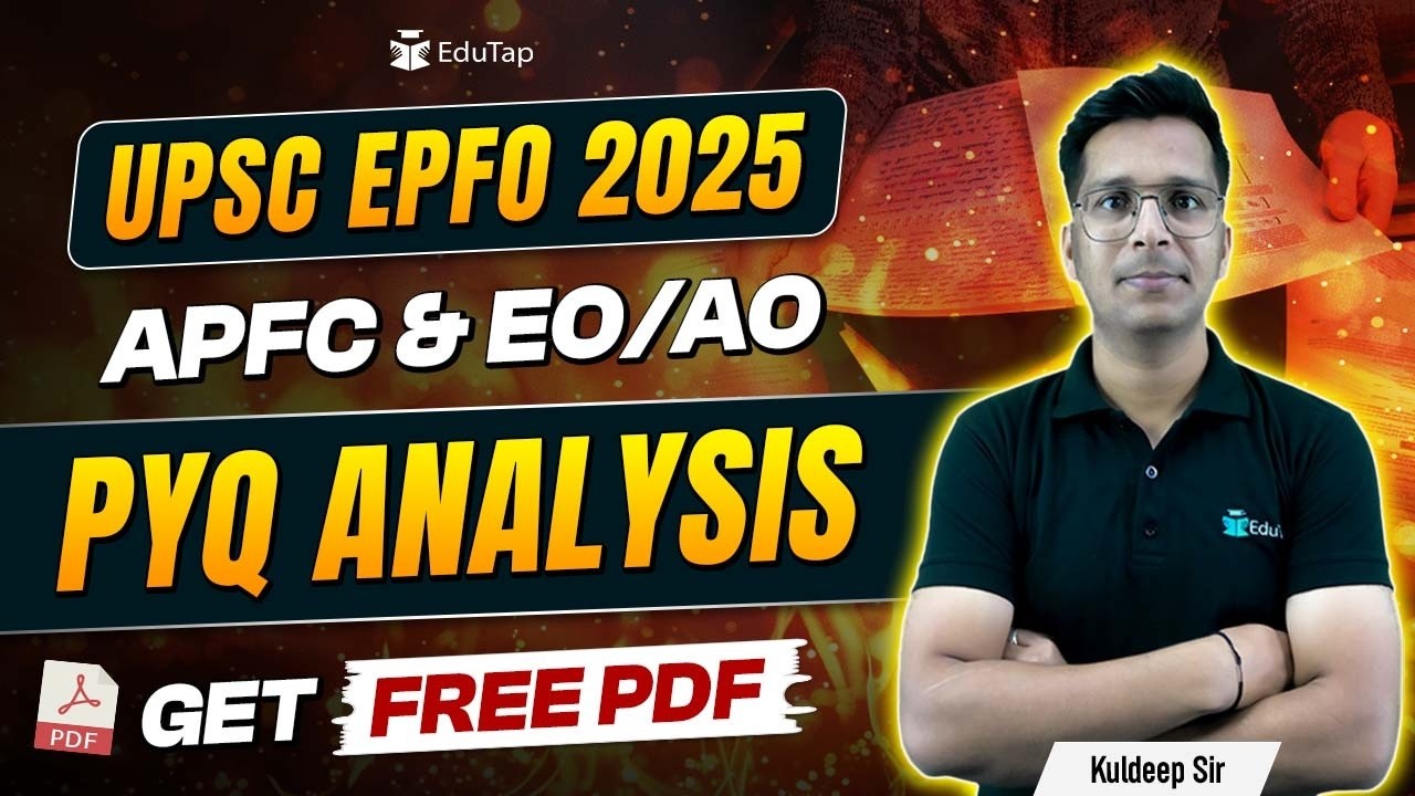 UPSC EPFO Previous Year Question Paper Analysis | APFC EO AO PYQs ...