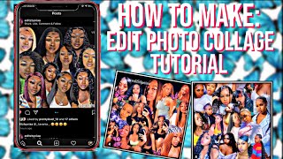 HOW TO MAKE A EDIT PHOTO COLLAGE USING A IPHONE 💕✨ screenshot 5