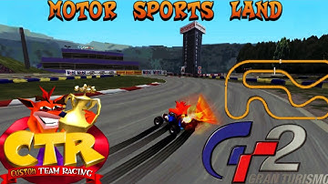 CTR Crash Team Racing: Motor Sports Land Custom Track By Randomii66