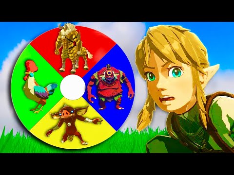 Botw, aber das GLÜCKSRAD entscheidet