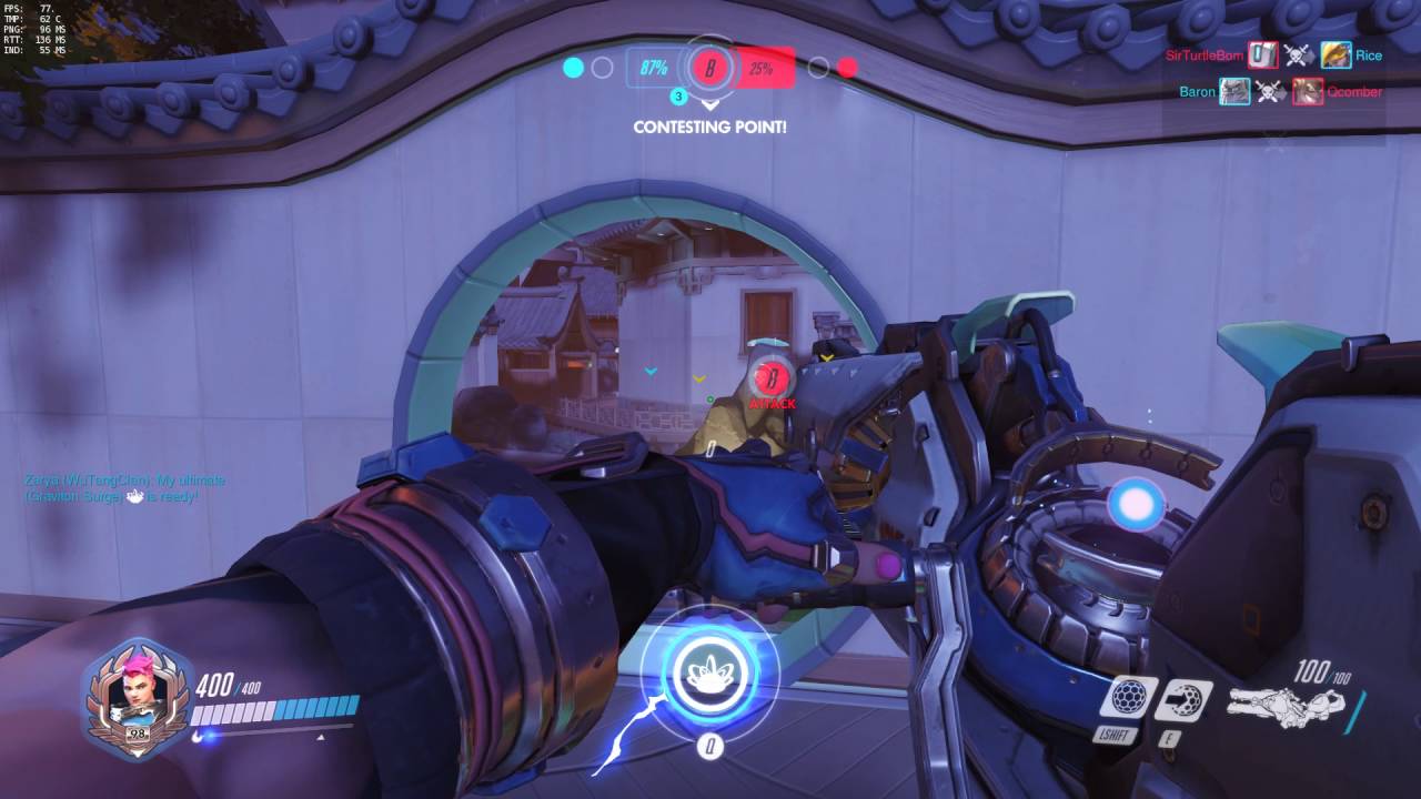 Overwatch: Learning to flex to tank -Zarya