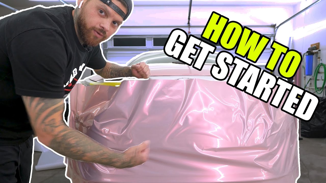 Vinyl Wrap BASICS - How to START a Bumper wrap - Tinybot Vinyl - YouTube