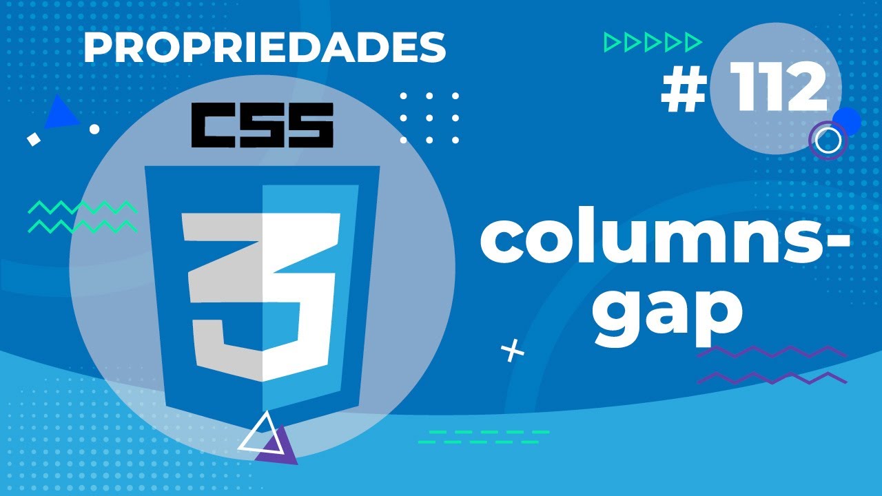 Column Gap, Propriedade do CSS 3 - YouTube