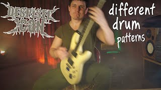 Despised Icon - All For Nothing (the main riff with different drum patterns)