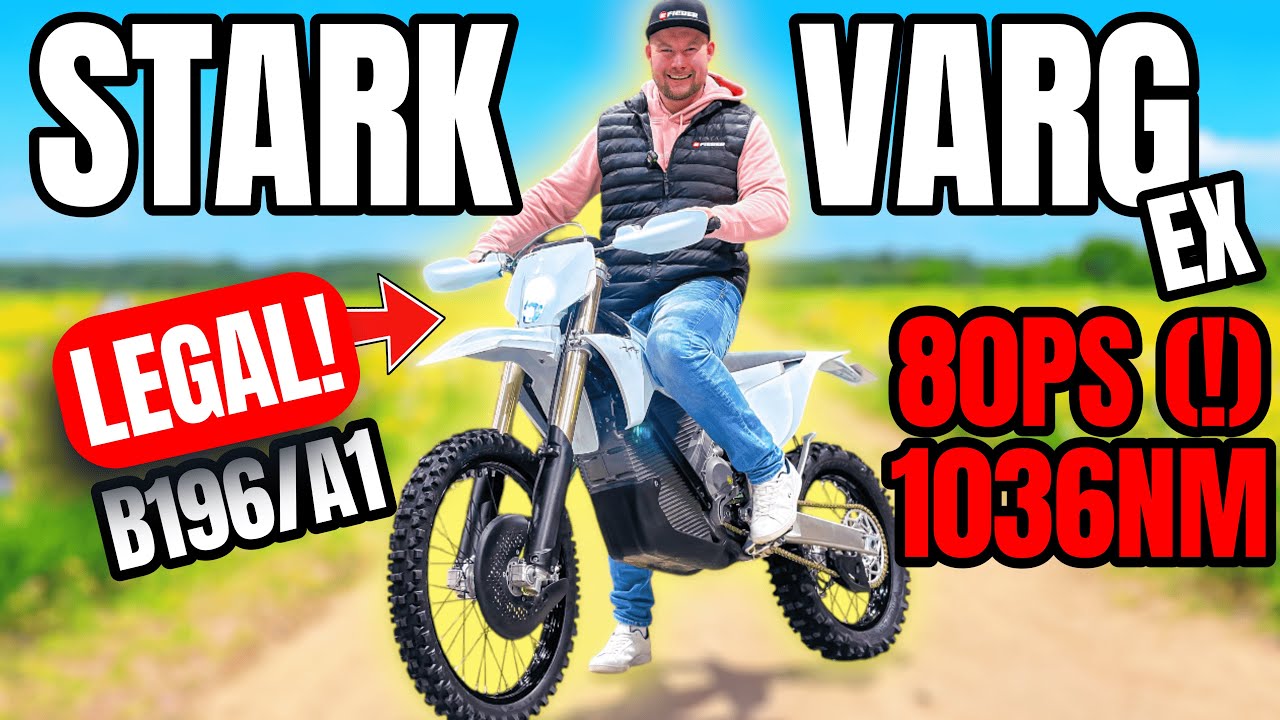 Schnellstes eMoped der Welt! Die STARK VARG EX mit Straßenzulassung und 80PS/1036NM 🤯 | EFIEBER