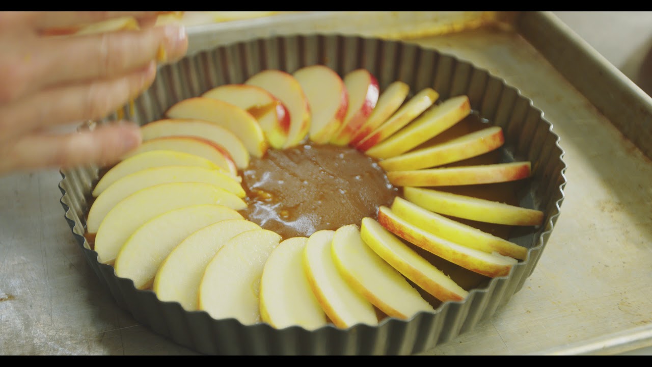 Apple Upside-Down Gingerbread