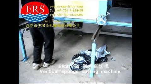 Vertical Foam Cutting machine ERS V03