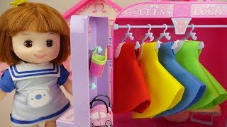 Baby doll dress room and house baby Doli play - YouTube