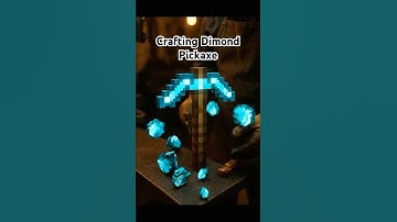 Crafting a Diamond Pickaxe From Scratch 💎 (Old-School Workshop Build)