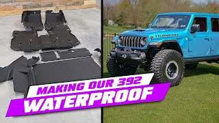 2024 Jeep Wrangler Armorlite Waterproof Flooring Install (4 Door)