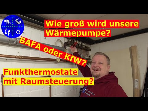 Größe der Wärmepumpe vor Sanierung bestimmen - Finanzierung über BAFA oder KfW?