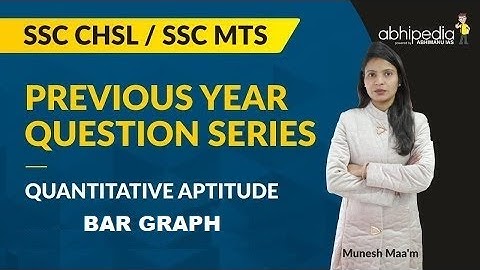 SSC CHSL/MTS I Previous Year Questions Series |Quantitative Aptitude| Bar Graph |