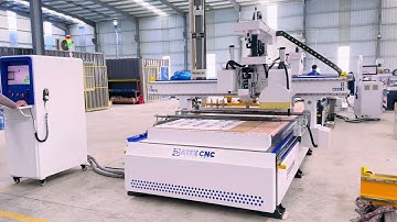 CK-1325-TSK ATC CNC router with four axis saw blades, CCD, and oscillating cutter!#cncrouter #wood