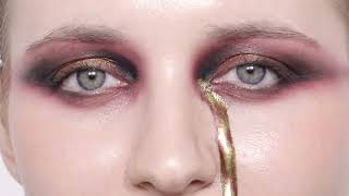 Golden Glitter Tear Drop Tutorial - Halloween 2022
