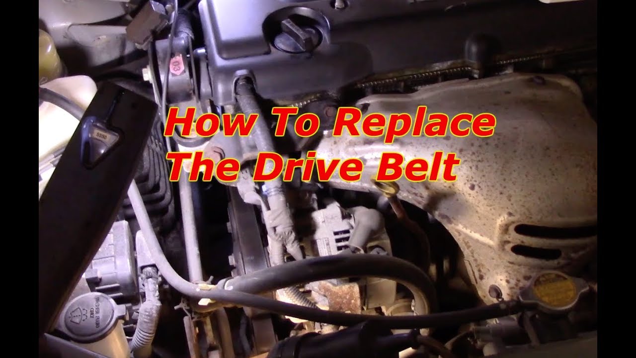 How To Replace The Drive Belt 2002-2006 Toyota Camry - YouTube