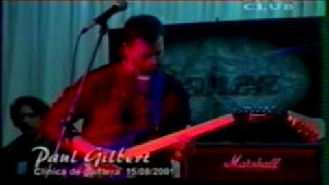 PAUL GILBERT jam guitar lima peru 2001 clinic 8 -  PART 2