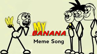 My Banana Song (Remix) | 4K Meme | Rico Animation x Music Zone | Best Funny Song | Banana Song 2023 Resimi