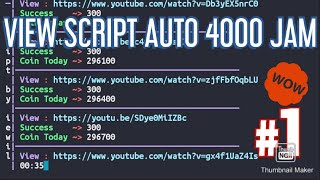 Scrip View Mantap Auto 4.000 Jam | √√√√