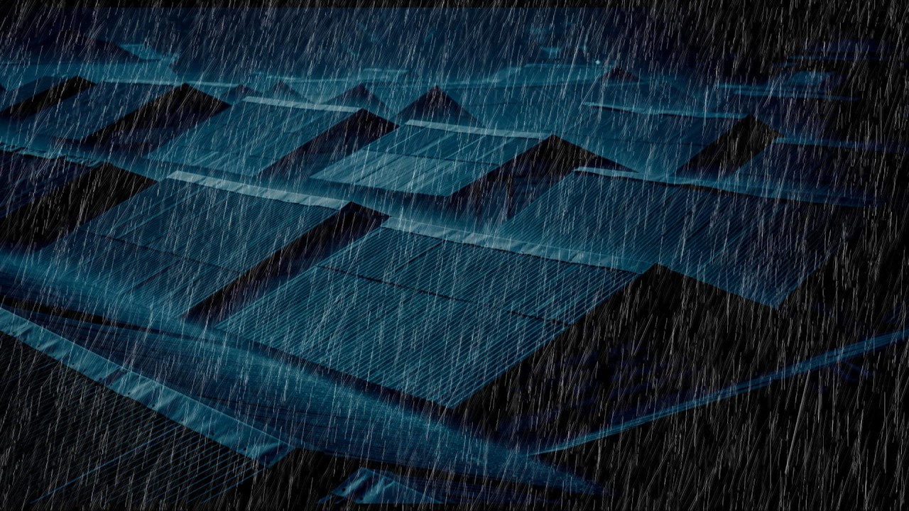 No Ads Rain Sounds for Sleeping - ASMR Heavy Rainstorm for Calm Relaxing Sleep