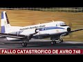 Avión sufre fallo insólito en Argentina justo antes de aterrizar - YPF 748