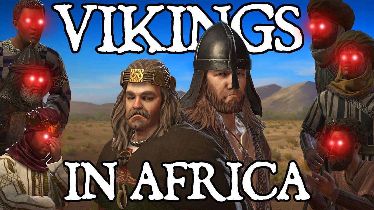 We tried to Survive as VIKINGS in Africa in Crusader Kings 3... Here's