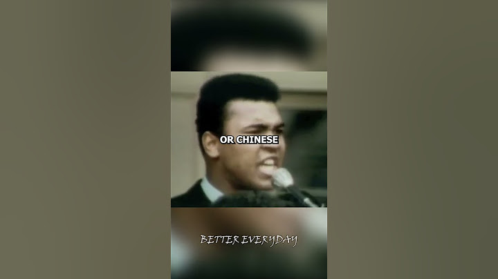 Muhammad Ali On The Vietnam War