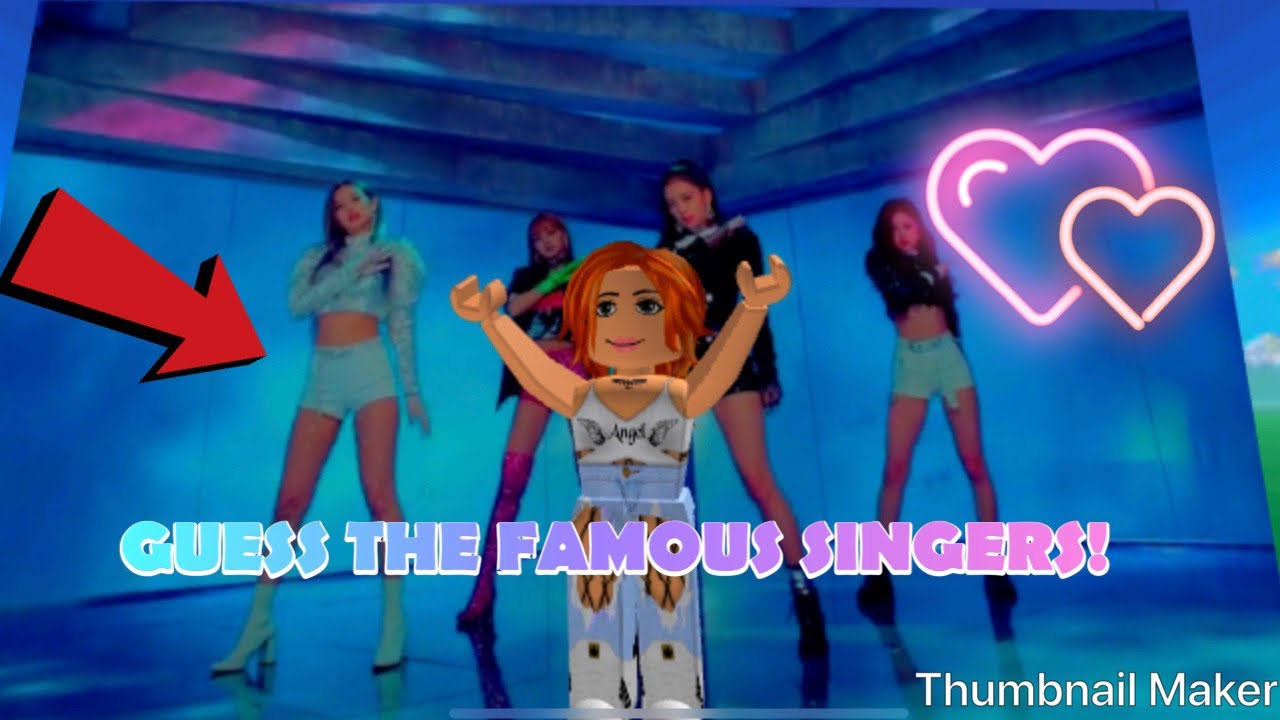 Playing Guess The Famous Singer Roblox Youtube - guess that famous singer roblox songs