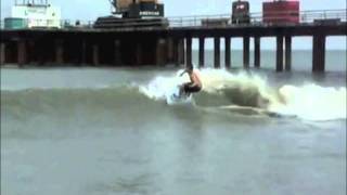 The Monkey Crawl Skim Boarding Technique