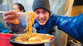 Japanese Street Food  ORIGINAL FRIED RAMEN + 5 Must Eat Foods in Fukuoka, Japan!!