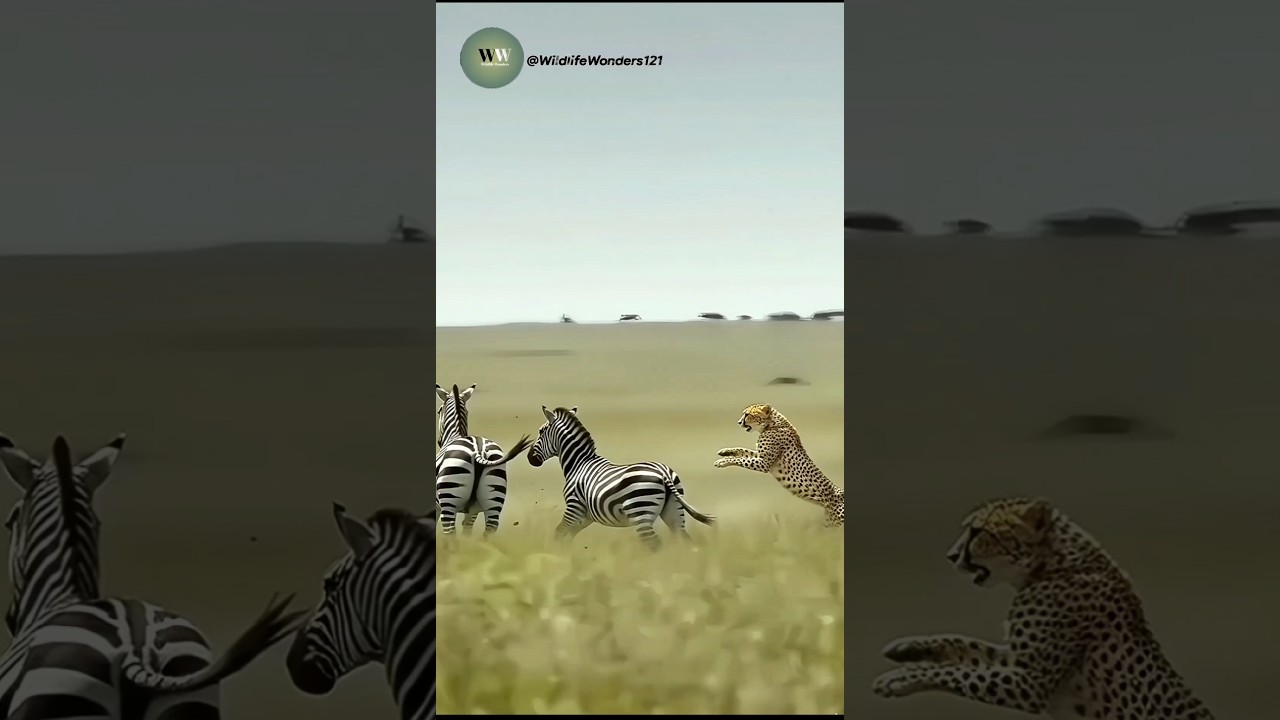 EPIC Cheetah vs. Zebra Chase! Unbelievable Safari Hunt