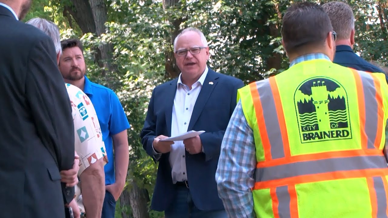Gov. Walz Visits Brainerd Water Treatment Plant to Showcase Impacts of