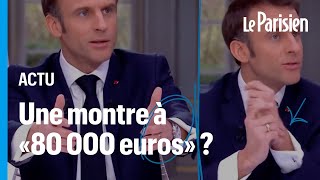 Mais pourquoi le président a-t-il enlevé sa montre durant son interview mercredi 22 mars ?