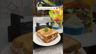 Easy CLUB SANDWICH ?❤️ at home | foodie recipe bread comedy funnyshorts  kartikkwadhwa