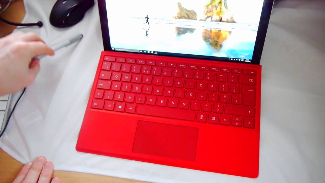 The Surface Pro 4 Type Cover Keyboard A Closer Look Youtube