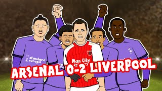 LET'S MISS AGAIN! Arsenal vs Liverpool 0-2 (FA Cup Goals Highlights Diaz 2023)