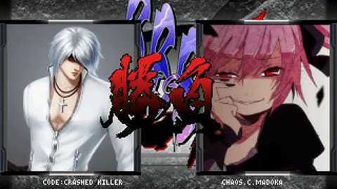 [ Winmugen ] New Code Crashed Killer[Lvl 4] vs Chaos.C.Madoka[Modo End]