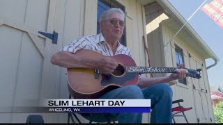 Country music star Slim Lehart celebrated in Wheeling Thursday