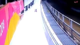 Emily Sweeneys Scary Luge Crash 2018 Pyeongchang Olympics