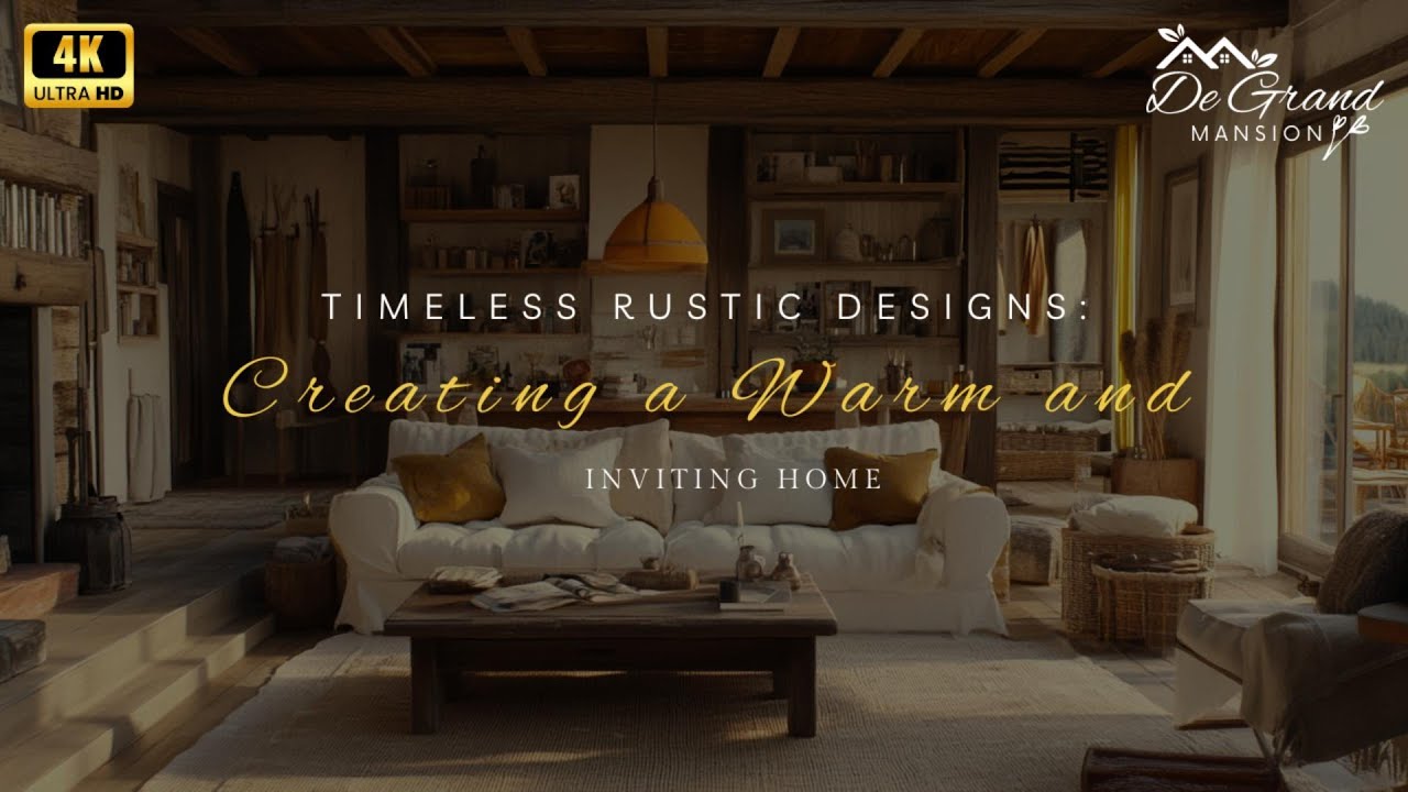 Timeless Rustic Designs: Creating a Warm and Inviting Home