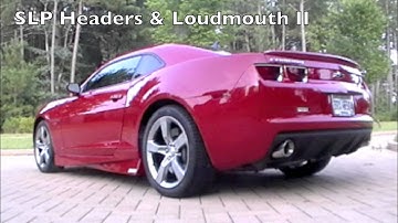 QTP Electric Cutouts SLP Exhaust Headers 2010 Camaro