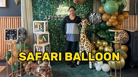 HOW TO MAKE SAFARI BALLOON | SAFARI BALLOON GARLAND | SAFARI BALLOON DECORATIONS | LorenaBalloons