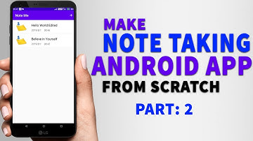 Make Note Taking Android App From Scratch | Android Studio Tutorial | Part 2