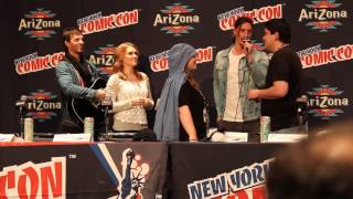 Cast of Syfy's Haven Marries Couple - New York Comic Con 2013