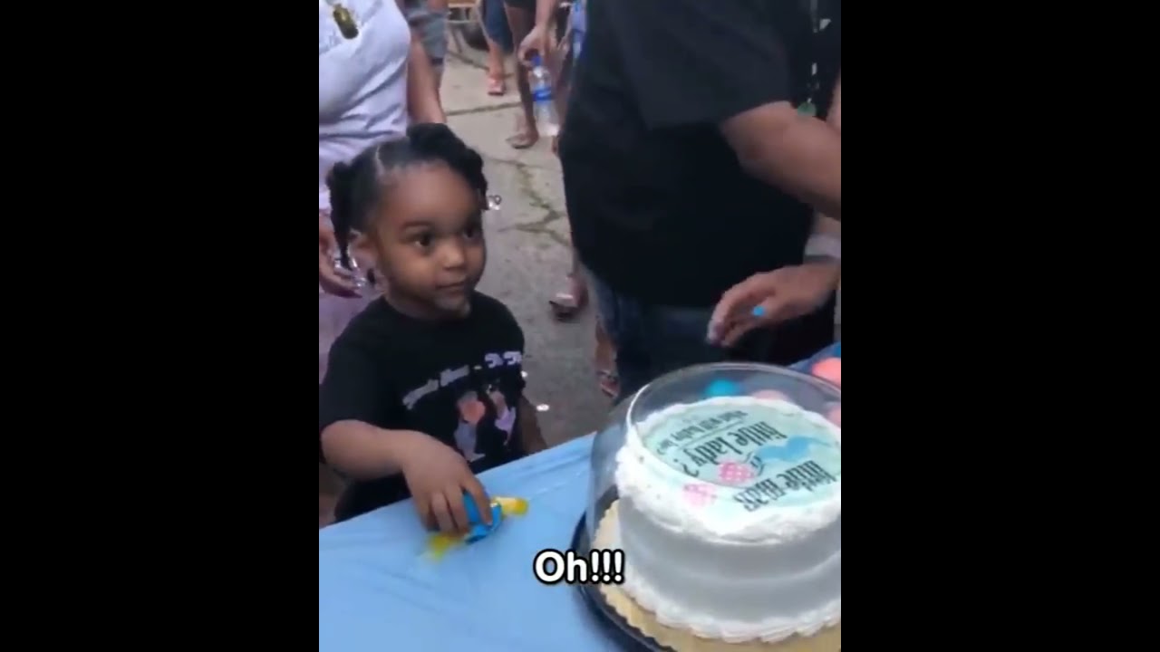 super unique gender reveal surprise 
